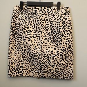 Ann Taylor animal print skirt